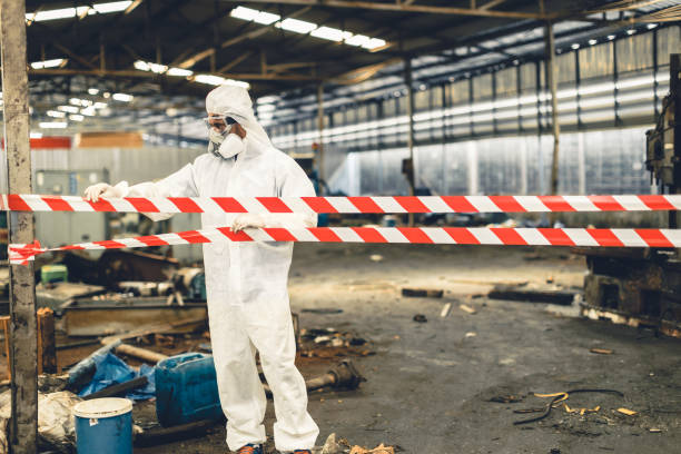 Professional Odor Removal technician working in Melville, NY